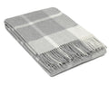 Georgio Stefani - pledd - cashmere - merino - bianca - light grey