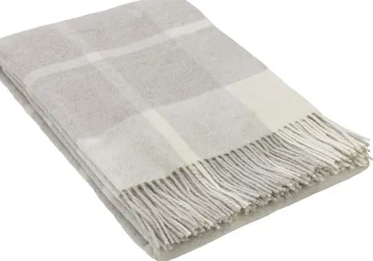 Georgio Stefani - pledd - cashmere - merino - isabella - beige
