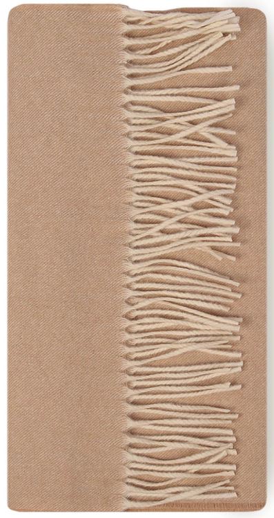 Georgio Stefani - skjerf - cashmere - merino - valentina - beige